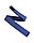 Мужской галстук «UM&H jrs1» синий (полиэстер), фото 3