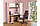 Компьютерный стол Денвер, дуб сонома,белый 159х186х60 см, фото 3