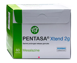 Пентаса (Pentasa) Месалазин (mesalazine) 1 г, 2 г