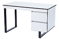 Письменный стол Fantom, белый, чёрный  120х74х60 см