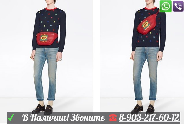 Gucci Coco Logo Сумка Capitan Belt поясная Gucci барсетка Мужская - фото 4 - id-p99196092