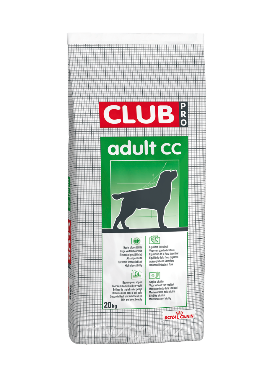 Корм для собак вольерного содержания Royal Canin CLUB PRO ADULT CC 20kg.