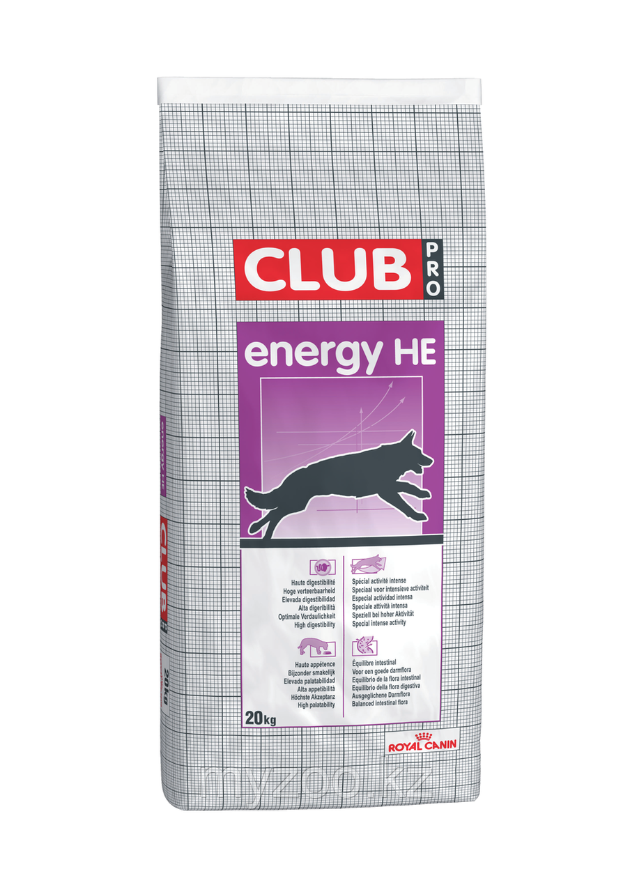 Корм для собак вольерного содержания Royal Canin CLUB PRO ENERGY HE 20kg.