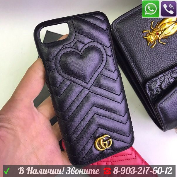 Чехол Gucci на Iphone - фото 5 - id-p99196129