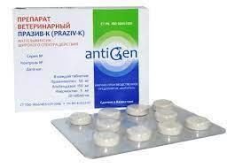 «PRAZIV-K» антгельминтный препарат (10 таблеток)