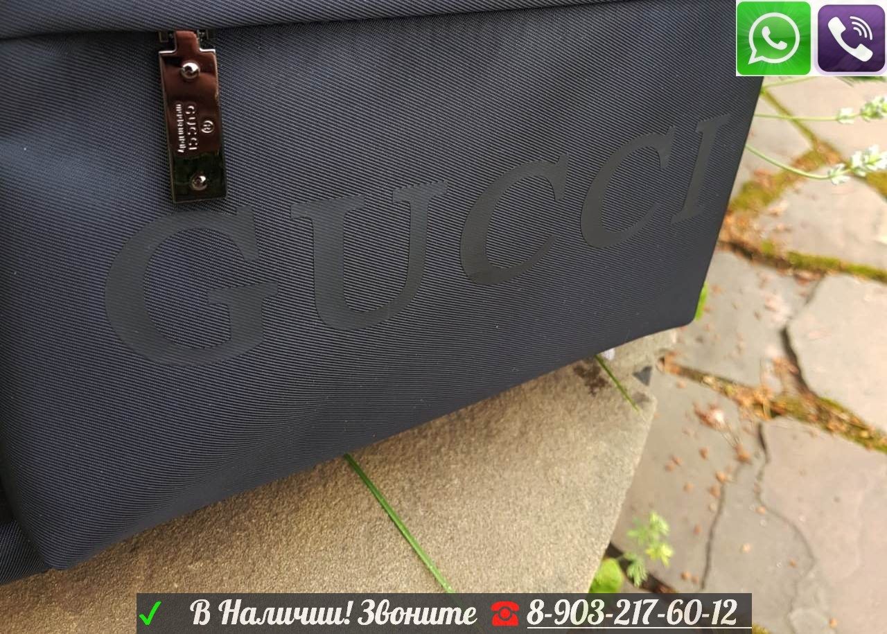 Рюкзак Gucci с карманом на молнии - фото 3 - id-p99198353