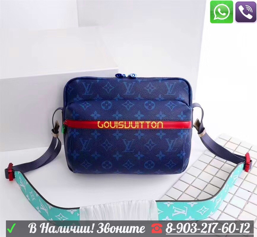 Сумка Louis Vuitton Outdoor Graphite с карманом - фото 3 - id-p99196169