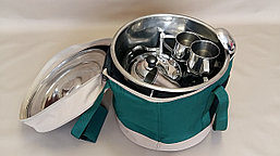 Набор туристической посуды, сумка на 6 персон Отдых (с чайником), (Пикник по-русски), фото 2