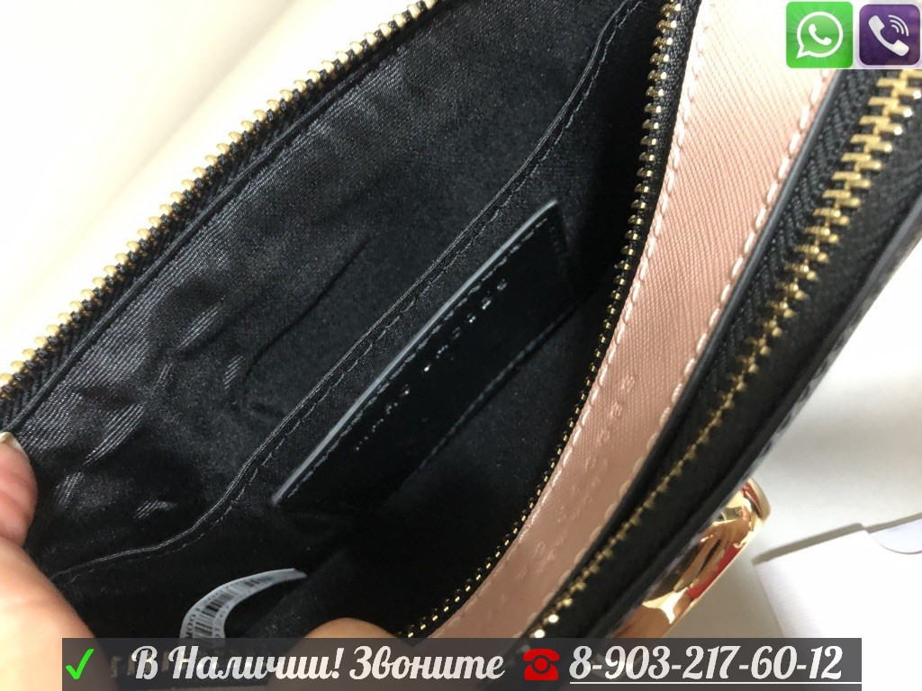 СУМКА MARC JACOBS SNAPSHOT BLACK GAZELLE Черная - фото 9 - id-p99198492