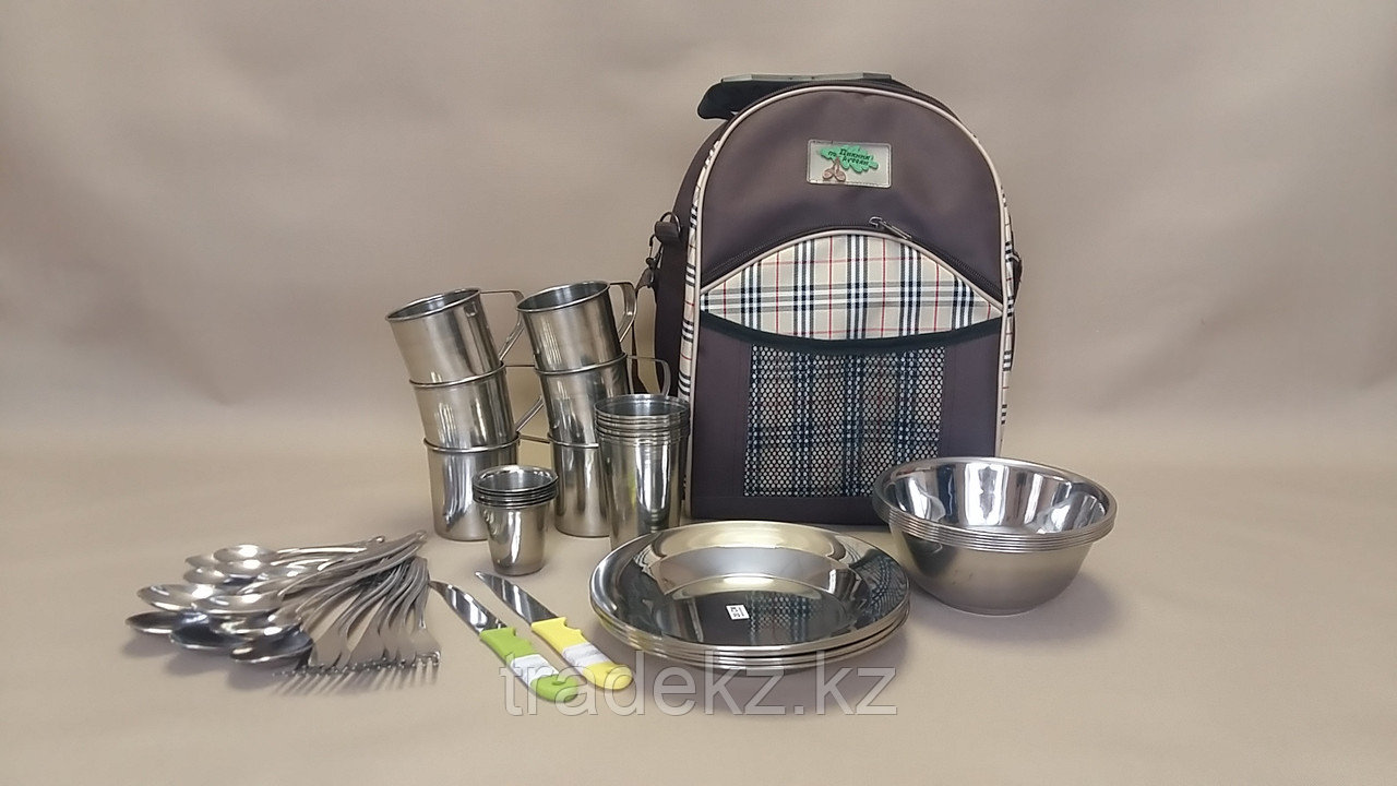 Набор туристической посуды, кейс на 6 персон (Пикник по-русски) - фото 3 - id-p75551630