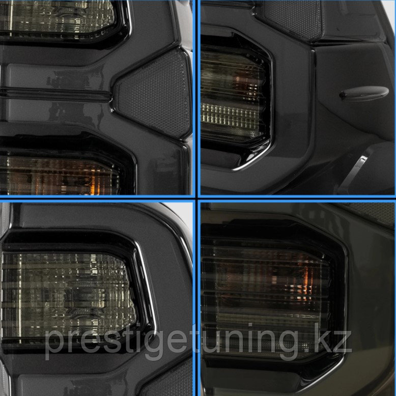 Задние фонари на Toyota Hilux/Revo 2016-22 Dynamic (Дымчатые) - фото 6 - id-p95779751