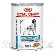 Корм для собак с чувствительным пищеварением Royal Canin SENSITIVITY CHICKEN DOG CAN 420 g. (курица+рис)