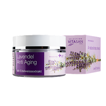 Антивозрастной крем для лица Лаванда