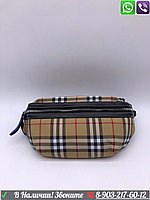 Burberry Поясная сумка в клетку Vintage Check на пояс Бербери