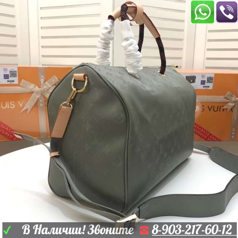 Дорожная сумка Louis Vuitton Keepall Titanium Луи Витон Багажная Спортивная LV - фото 1 - id-p99197216