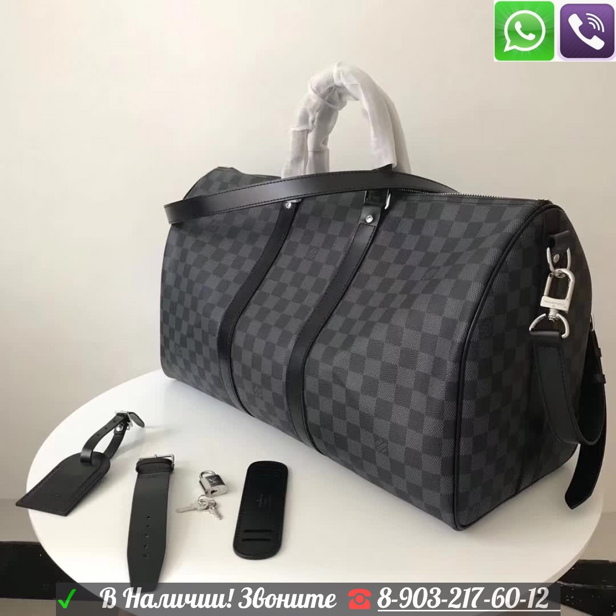 Сумка дорожная Louis Vuitton Keepall 55 Луи Виттон багаж спортивная - фото 1 - id-p99196431