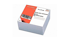Блок для записей KUVERT белый 9х9х5 см