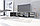 Тумба под ТВ Бруклин, оникс серый глянец 200х36х36,6 см, фото 5
