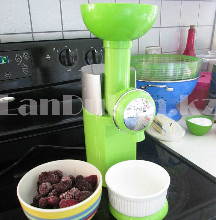 Аппарат для фруктового мороженого Swirlio зеленый - фото 5 - id-p99367713