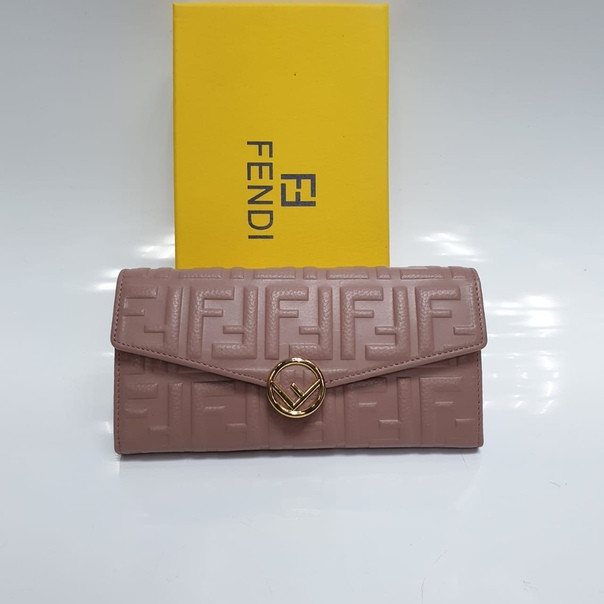 Кошелек Fendi на кнопке Черный - фото 2 - id-p99200191