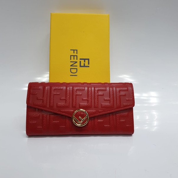 Кошелек Fendi на кнопке Пудровый - фото 6 - id-p99200192