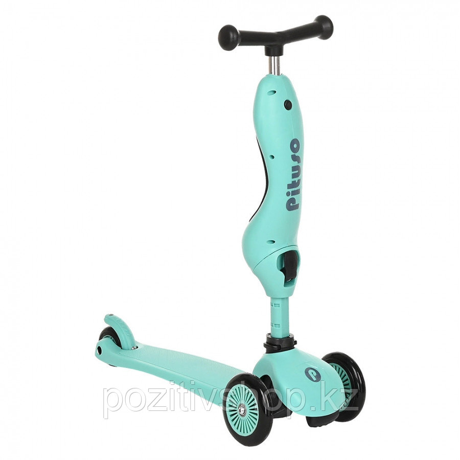 Трехколесный самокат 2 в 1 Pituso EC-M24 Светло-зеленый, фото 1