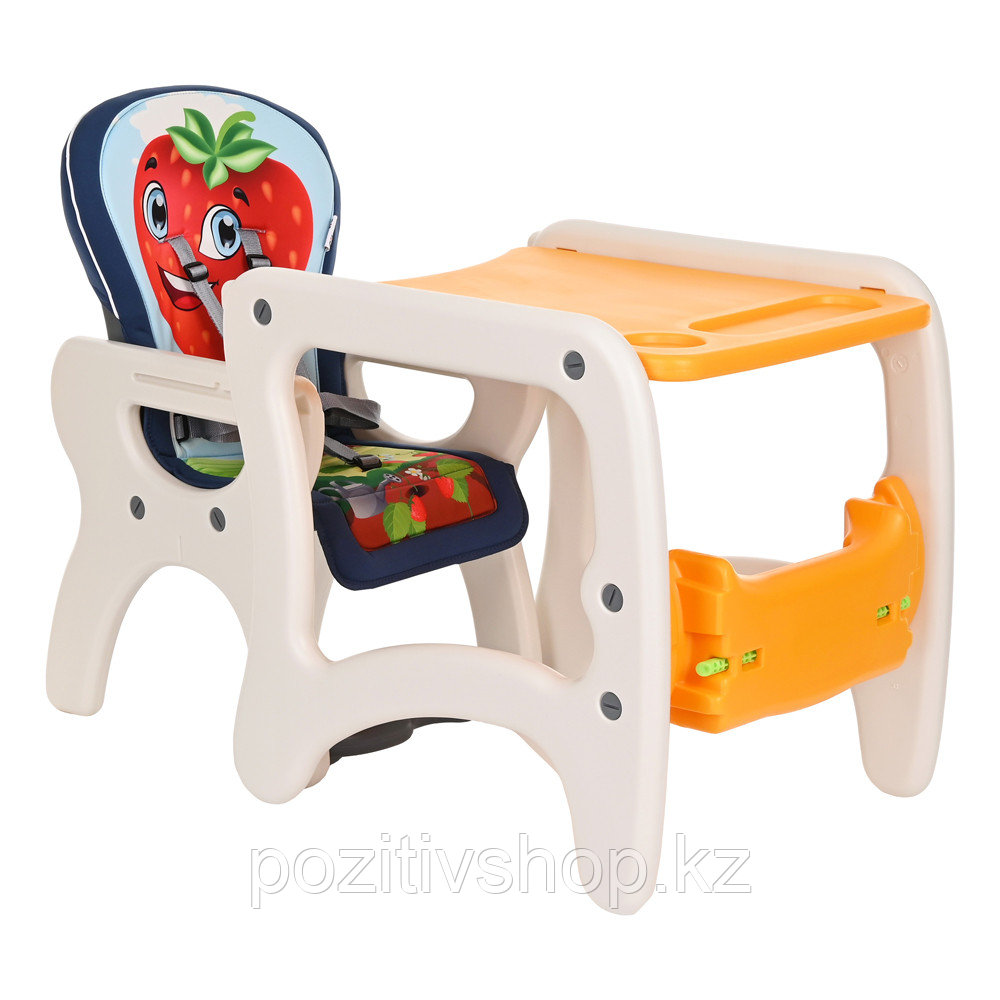 Детский стул-трансформер для кормления Pituso Carlo Клубничка - фото 2 - id-p99372535