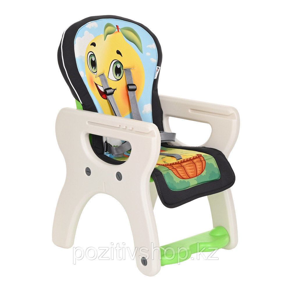 Детский стул-трансформер для кормления Pituso Carlo Лимончик - фото 7 - id-p99372545