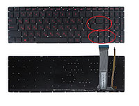 Клавиатуры Asus Gl552 GL551 GL752 N551 G551 G771 NSK-UPSBU 0R клавиатура c RU/ EN раскладкой черная подсветка