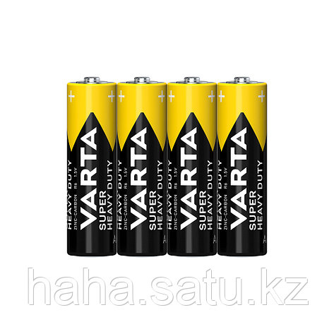Батарейка VARTA Superlife (Super Heavy Duty) Mignon 1.5V - R6P/AA 4 шт в пленке, фото 2