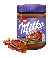 Шоколадная паста шоколад-орех Милка Milka  350гр (12шт-упак) /РОССИЯ/