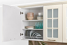 Кухонный гарнитур Белла белый, фасад - ваниль 246х216х52,6 см., фото 2