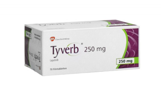 Тайверб (Tyverb) Лапатиниб (lapatinib) 250 мг