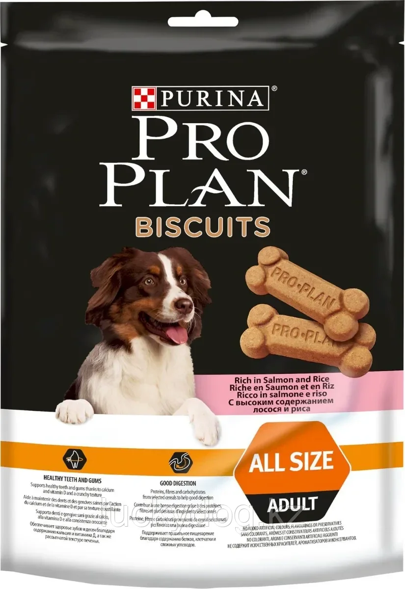 Pro Plan Biscuits 400г печенье для собак лосось с рисом
