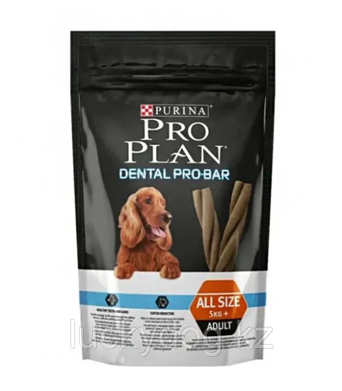 PRO PLAN DENTAL PRO BAR для взрослых собак для поддержания здоровья полости рта, 150г