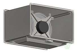 Канальный квадратный вентилятор Shuft TORNADO TWIN EC 500x300-18-E