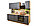 Кухонный гарнитур Маренго 2,4 м, дуб золотой Крафт, маренго 240х210х60 см, фото 3