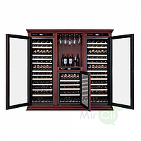 Отдельностоящий винный шкаф более 201 бутылки MEYVEL MV262-WM3-BAR-C