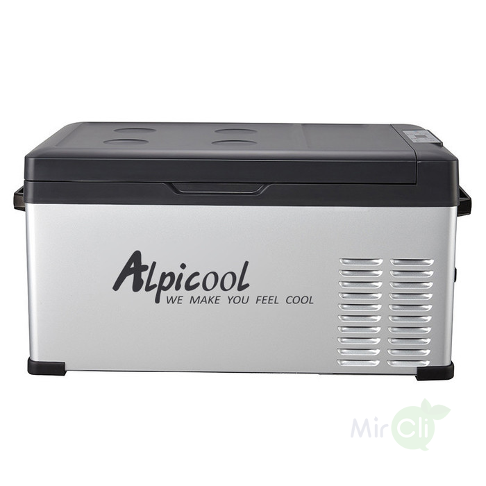 Холодильник автомобильный 12/24 вольт от прикуривателя автомобиля Alpicool C25 (25 л.) 12-24-220В черный - фото 1 - id-p99404878