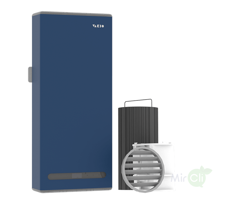 Бытовая приточно-вытяжная вентиляционная установка Vakio BASE SMART Классический синий
