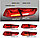 Задние фонари на Mitsubishi Lancer 10 2007-19 дизайн AUDI (Красно-черные), фото 3