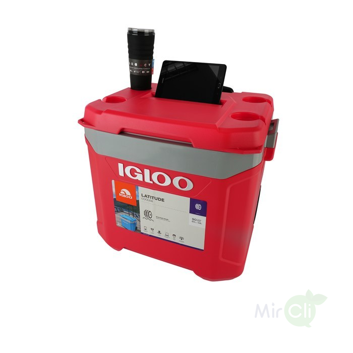 Термоконтейнер Igloo Latitude 60 Roller red - фото 1 - id-p99407072