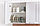 Кухонный гарнитур Фрея 2,4 м, белый, лиственница бланко 240х210х60 см, фото 4