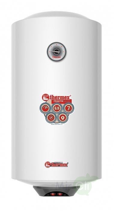 Электрический накопительный водонагреватель Thermex Praktik 50 V Slim - фото 1 - id-p99398644