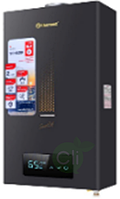 Газовый проточный водонагреватель Thermex S 20 MD (Art Black)