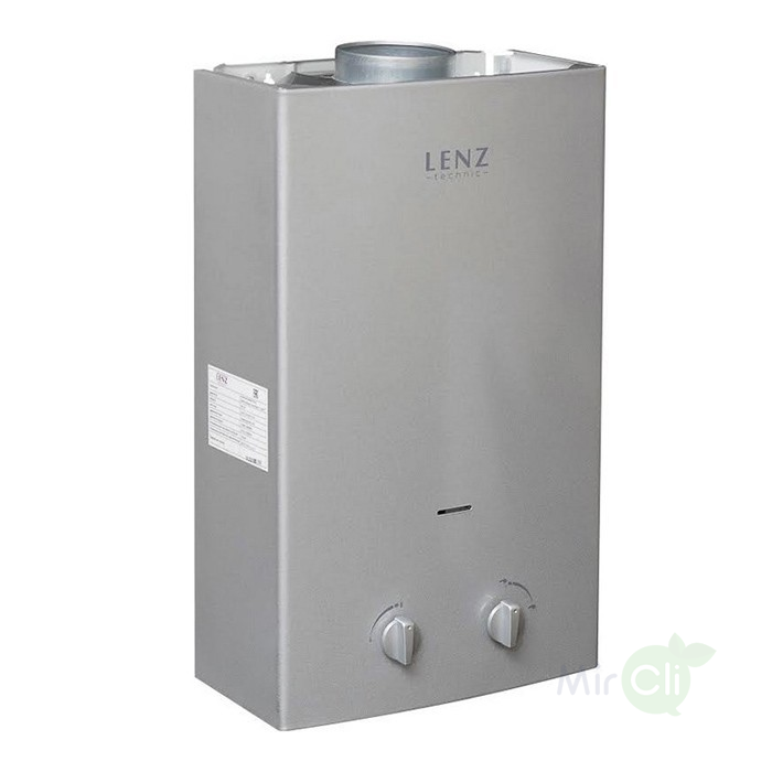 Газовый проточный водонагреватель Lenz Technic 10L SILVER