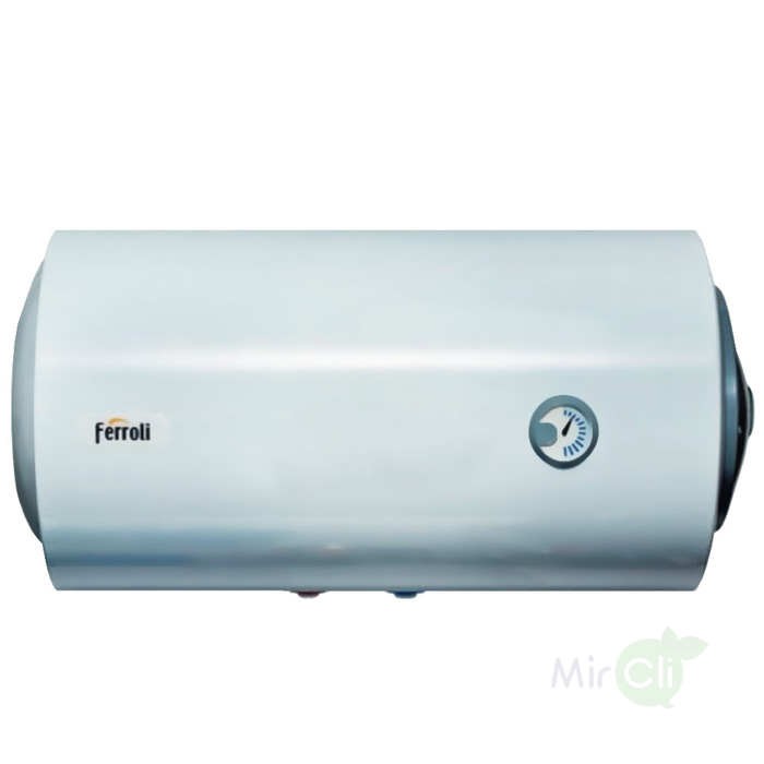 Электрический накопительный водонагреватель Ferroli E-Glasstech HBO80 (Slim) (GRK26WVA) - фото 1 - id-p99400186