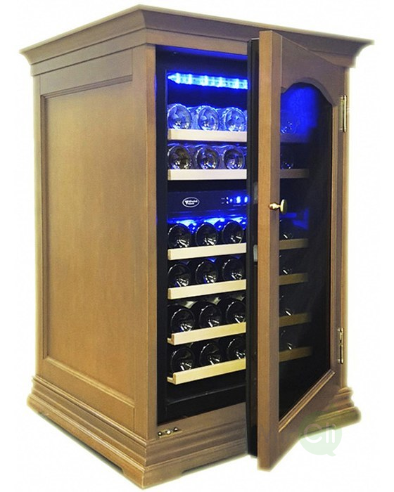 Отдельностоящий винный шкаф 22-50 бутылок Cold Vine C34-KBF2 (W-oak) - фото 1 - id-p99395516