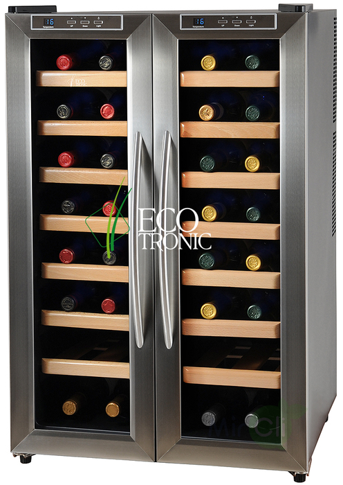 Отдельностоящий винный шкаф 22-50 бутылок Ecotronic WCM-32DE - фото 1 - id-p99395547