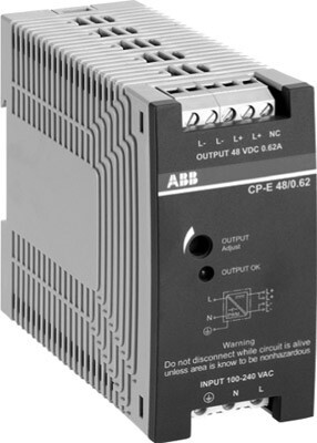 Блок питания CP-E 48/0.62 (регулир. вых. напряж) вход 90-265В AC / 120- 370В DC, выход 48В DC /0.62A | - фото 1 - id-p99419579
